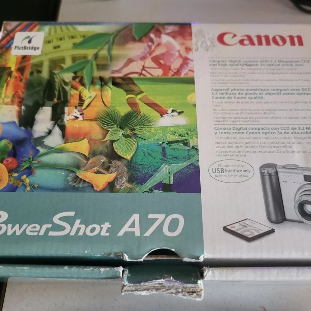 Canon PowerShot A70 Digital Camera - Silver